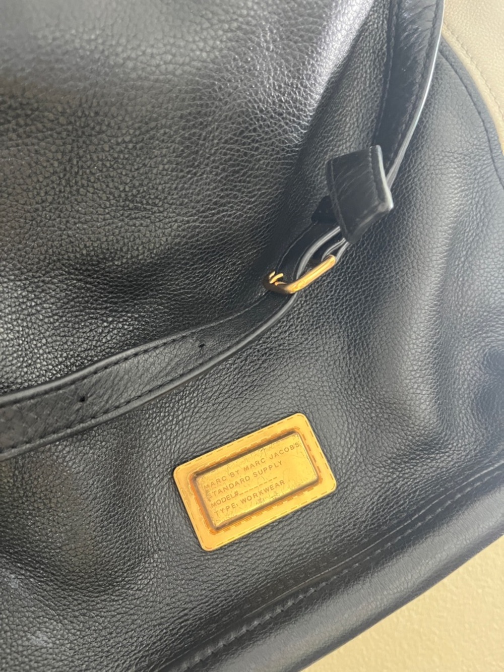 Marc by Marc Jacobs leather hobo bag, the "Take Your Marc" - Picture 6 of 11